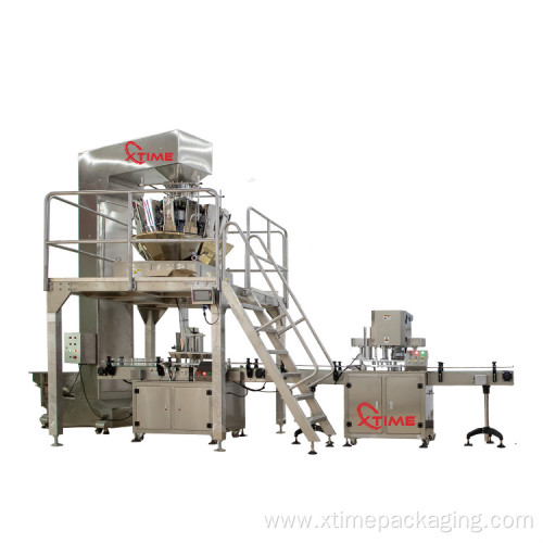 Granule Weighing Filler Filling Sealing Packing Machine